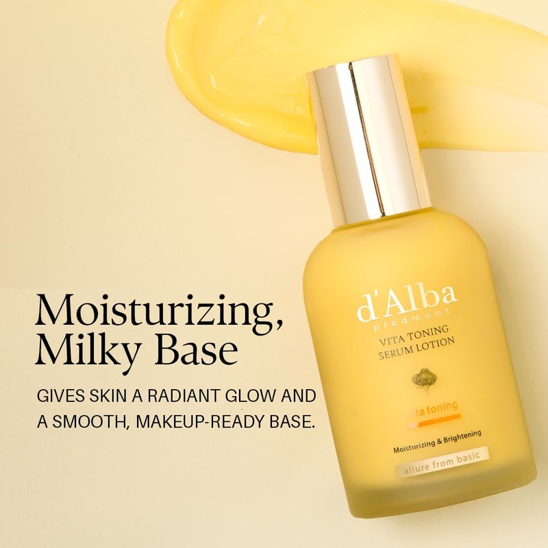 White Truffle Moisturizing Serum Lotion, Milky Lotion, Lightweight, Deep Hydration,