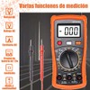 HEKE Multímetro Digital, Profesional Portátil Voltimetro para Medir Continuidad, Tensión