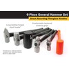 Titan 63136 6-Piece Hammer Set, Includes 16oz & 32oz Ball