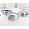 Steadfast Selections - (Offering Plate Blue Premium Stainless Steel Offering