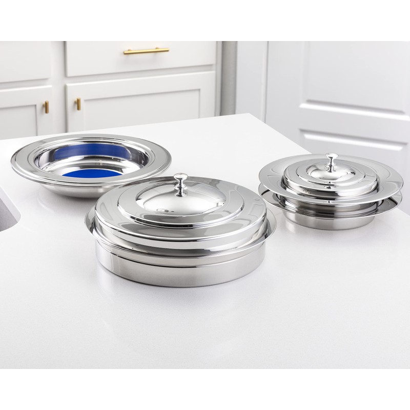 Steadfast Selections - (Offering Plate Blue Premium Stainless Steel Offering