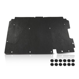 LQI Hood Insulation Pad with Clips Compatible with Chevy S10 GMC Sanoma 1994-2004, Fit Chevy Blazer GMC Jimmy 1995-2005 Black