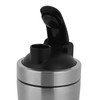Protein Shaker Bottle with Scale Portable Stainless Steel Double Section