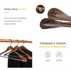 TOPIA HANGER Set of 6 Beautiful Coat Suit Jacket Wood