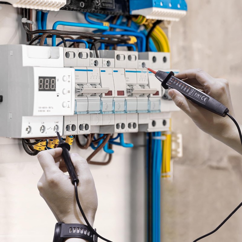 CCLIFE 2-Pin Voltage Tester 6-380V AC/DC Voltage Tester Phase Tester