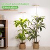 LORDEM Bamboo Grow Light for Indoor Plants, Full Spectrum LED