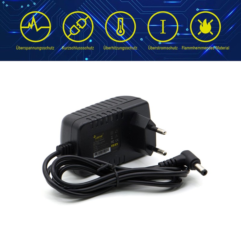 LEICKE Ull Universal Power Supply, 5.5 x 2.5 mm Plug