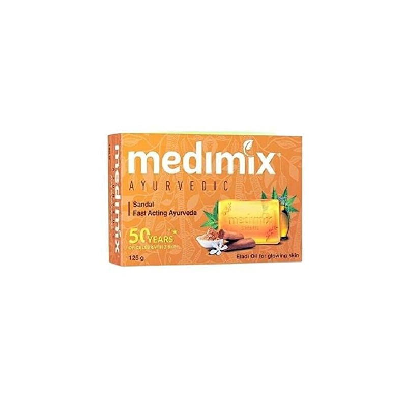 Pack of 3 Medimix Ayurvedic Sandal Bathing Bar with Eladi