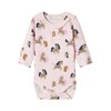 NAME IT Baby Girl Nbfleni LS Bodysuit, Festival Bloom