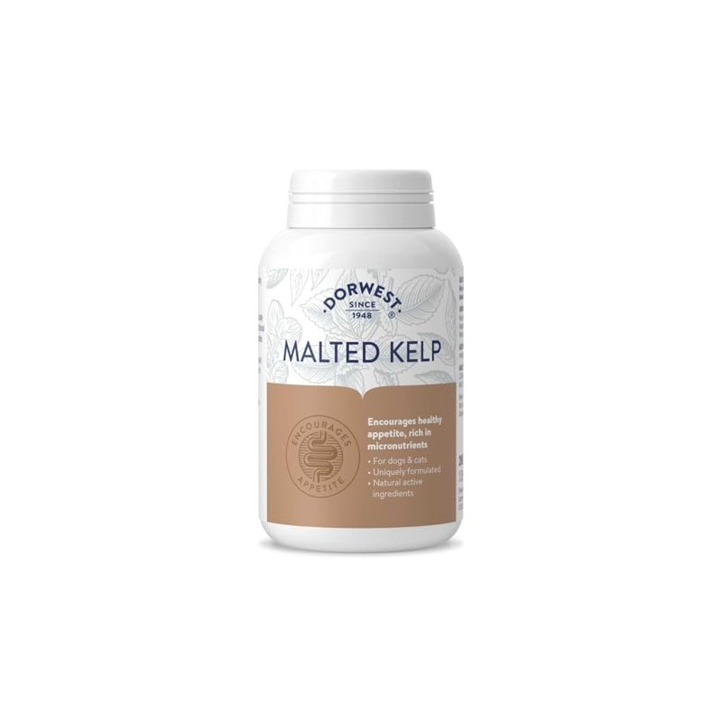 Dorwest Herbs Malted Kelp Tablets for Dogs and Cats 200