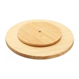 Home Tabla Giratoria Para Mesa Lazy Susan De Bamboo Bambu 34.5cm