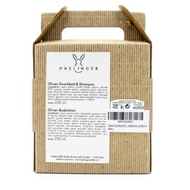 Olive Shower Bath & Shampoo and Body Lotion in Gift Box, 200 ml Each