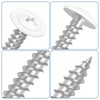 Bykonh #8 x 3/4" Modified Truss Wafer Head Wood Screws,