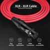 DREMAKE XLR Instrument Microphone Audio Extension Cord 40FT Balanced 3