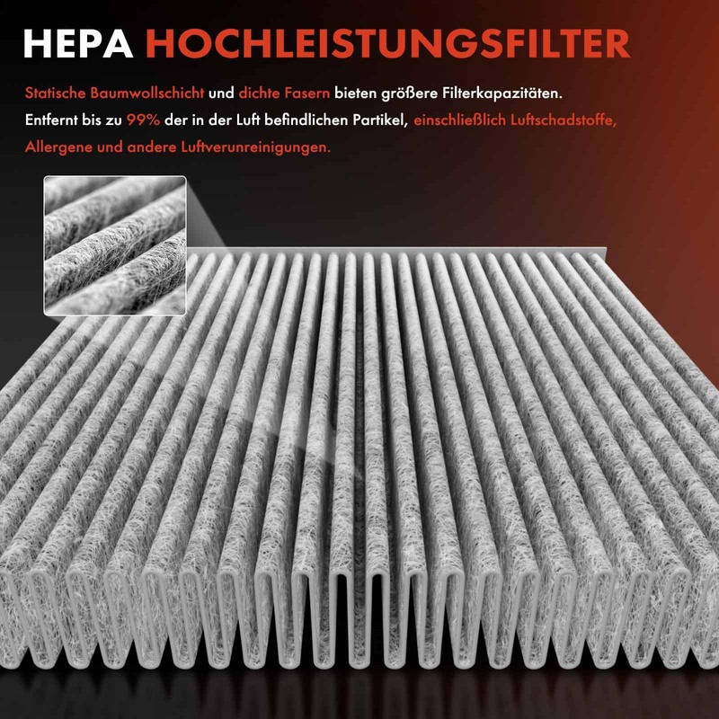 Frankberg Cabin Air Filter Pollen Filter with Activated Carbon Compatible