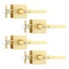 Leydebong 4 Pack Heavy Duty Entrance Door Lever (for Office/Front