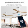 QIACHIP Upgrade Universal WIFI Ceiling Fan light Remote Control Kit,