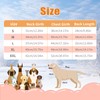 EOAMGO Dog Coat, Waterproof Dog Coat with Harness, Warm Coats
