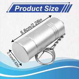ZITUZY Security Tag Remover, Security Tag Remover Magnet, Aluminium Alloy Magnetic Security Tag Remover, for Supermarkets, Retail Stores, Clothing Store Labels (Silver)