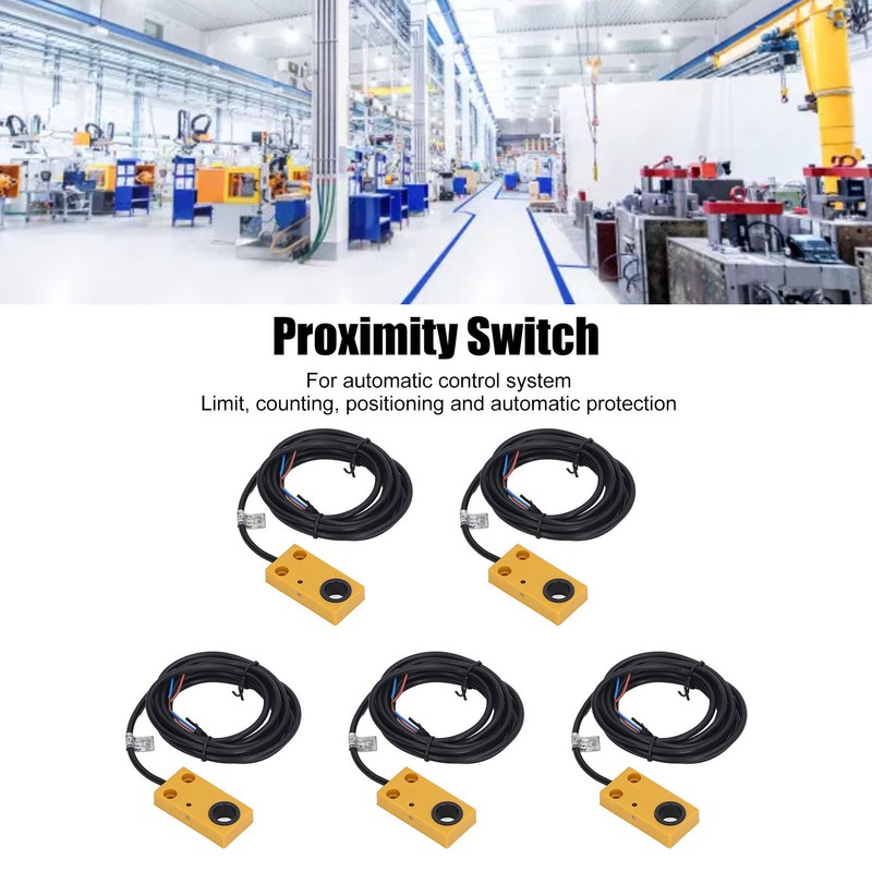 5PCS Non Contact Proximity Sensor 2 Wire Normally Open Distance