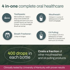 OraMD 4-in-1 Extra Strength Tooth Oil - Clinically Tested Gum Disease Treatment, Gingivitis Treatment and Sensitive Teeth and Gums - All-Natural (3 Pack)