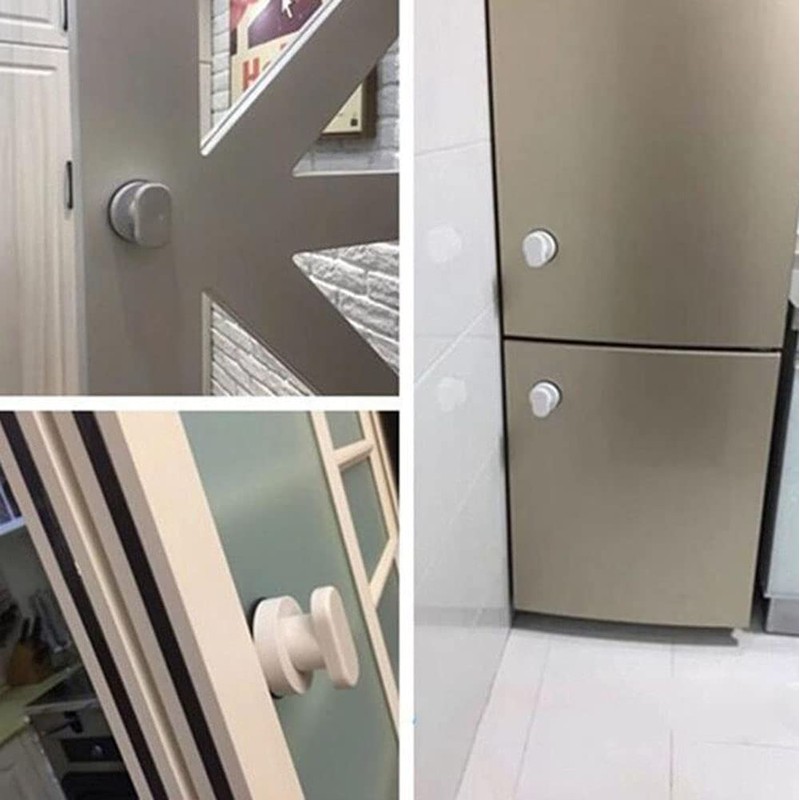 WANLIAN-Powerful Suction Cup Glass Mirror Door Handle, Refrigerator Drawer Bathroom