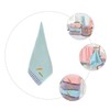 Beavorty Thick Soft Cotton Face Towel Embroidered Leaf Bath Towel