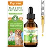 Natural Flea and Tick Prevention for Dogs, 60ML Herbal Formula