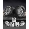 GAsupply M12x1.25 Short Open End Lug Nuts, 0.8" 21mm Tall,