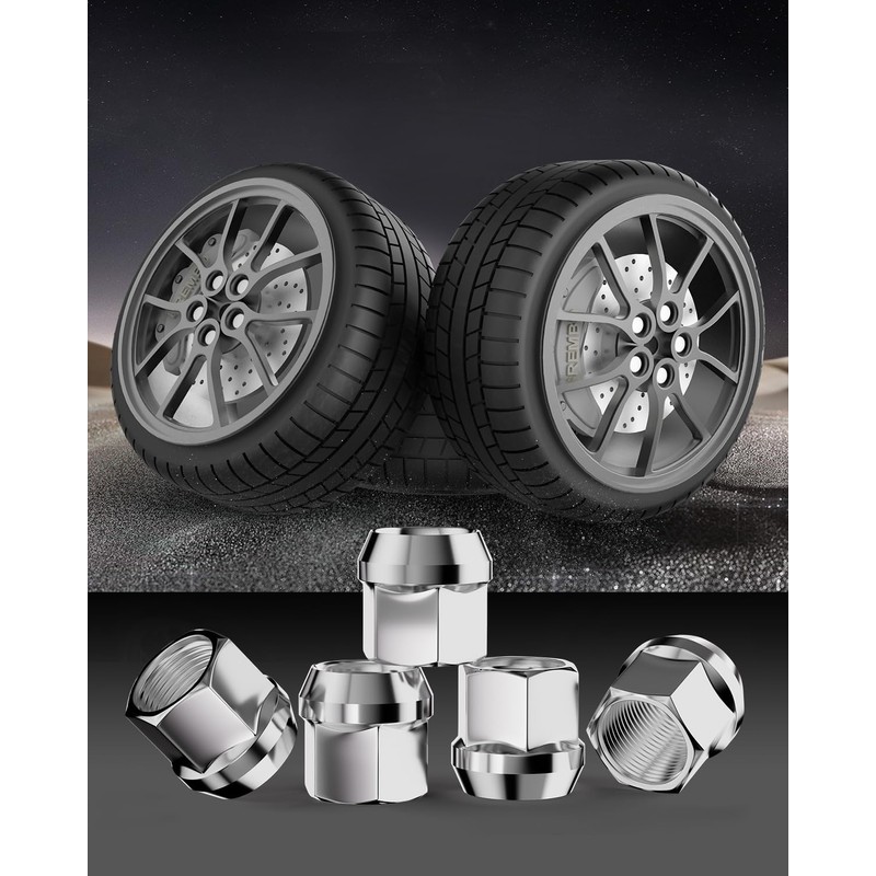 GAsupply M12x1.25 Short Open End Lug Nuts, 0.8" 21mm Tall,