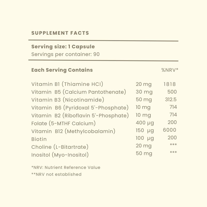 Dova Health Vitamin B Complex High Strength | All 8
