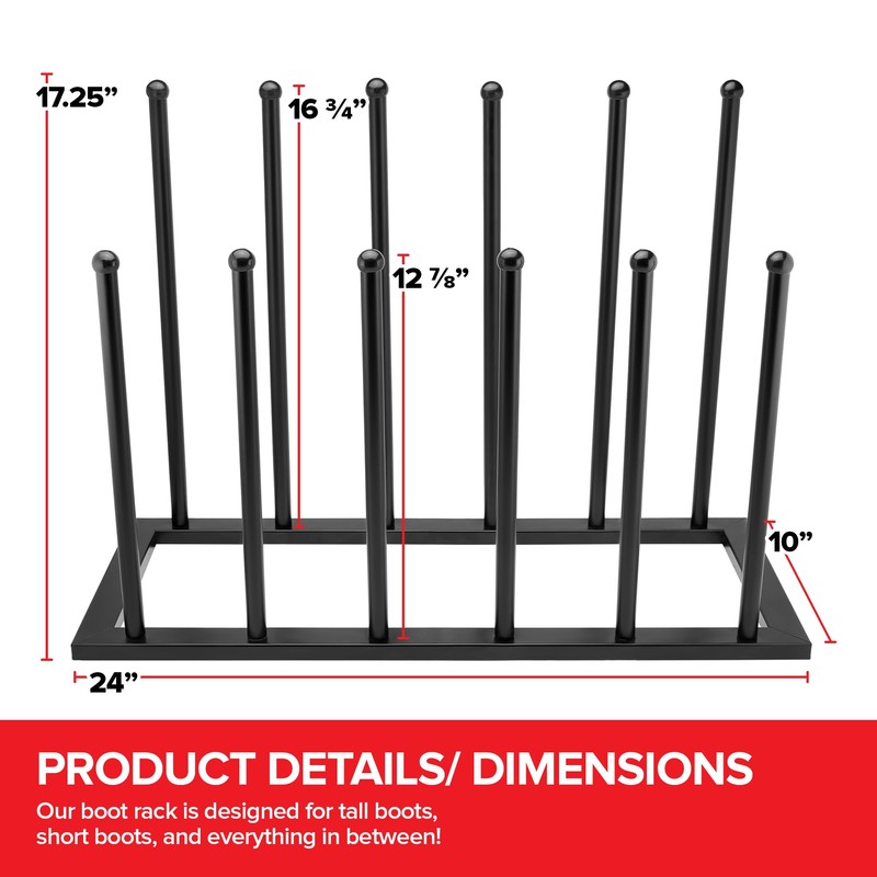Stock Your Home Boot Rack, Boot Storage, Boot Organizer, Boot