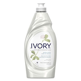 Ivory Dish Detergent, Classic Scent, 24 Oz Bottle, 10/Carton