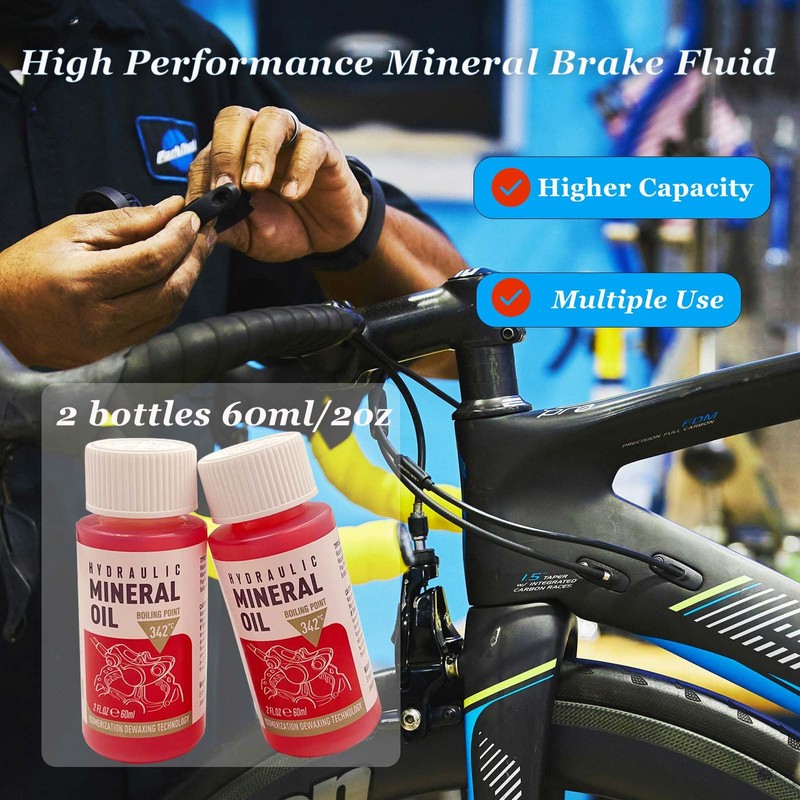 Brake Bleed Kit for Shimano Hydraulic Brakes, ROWYOU Brake Fluid