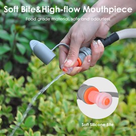 UTOBEST Hydration Bladder, Water Bladder 3L, TPU Body Water Reservoir with Insulated Hose, Upgraded Leak Proof Water Bag for Outdoor Camping Running Cycling, UTR210