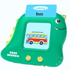 Dinosaur Montessori Toys, Talking Flash Cards,Kids Toddler Flash Cards 224 Sight Words,Speech Therapy Toys,Autism Sensory Toys,Learning Educational Toys Gifts for Age 1 2 3 4 5 Years Old Boys Girls