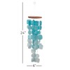 Deco 79 Capiz Shell Waterfall Windchime, 6" x 6" x