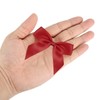 MECCANIXITY 100Pcs Mini Ribbon Bow 2.5" Mini Fabric Satin Ribbon