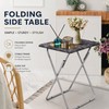 Tv Trays Folding Tv Table, Dinner Table for Eating with