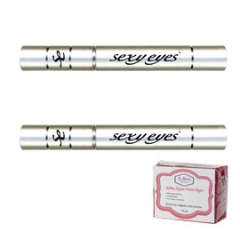 Sexy eyes serum tratamiento para pestañas alargador y fortalecedor 2 piezas