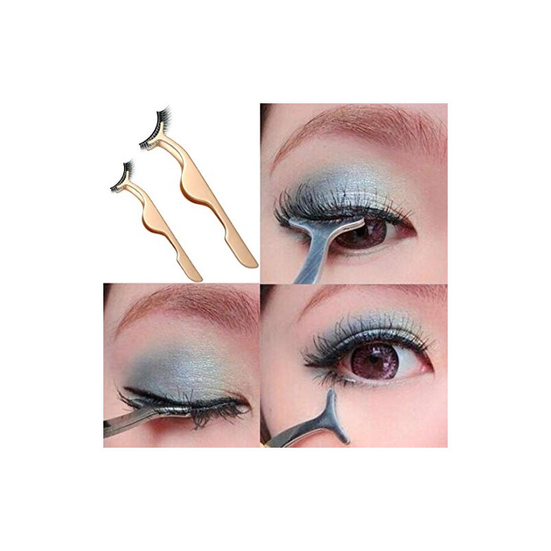 Ogquaton Simply Gorgeous False Eyelashes Extensions Applicator Remover Tweezer Clip