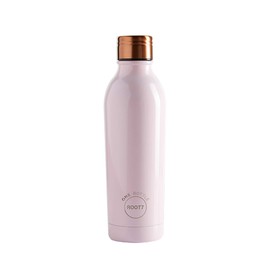 Root7 Bottle | Stainless Steel Water Bottle | Millennial Pink 500 ml | Double Walled & Copper Insulated | Reusable Thermal Flask | BPA Free, Leak - Proof Bottle | Cold for 30 Hours & Hot for 20 Hours