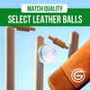 ONEGlobal Select Leather Cricket Ball | 100% Handcrafted, 156g -