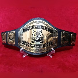 HANDSY Customized Golf Championship Belt - Ultimate Golf Trophies and Awards - Perfect for Golf Champions and Tournament Prizes (2mm Brass)