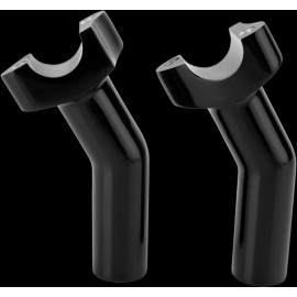 DRAG SPECIALTIES Forged Aluminum Handlebar Risers - Pullback - 4-1/2" - Black