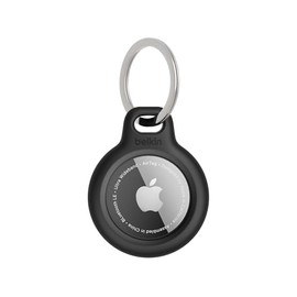 Belkin F8W973btBLK Soporte seguro con Llavero para Air Tag, Negro