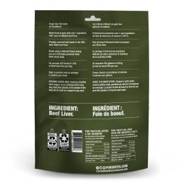 PureBites Freeze Dried Beef Liver Treats for Dogs 8.8 Ounce Pack of 1