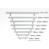 LIZOFERTAS Jaladera Moderna En Barra 31.6 Cm De Acero Inoxidable