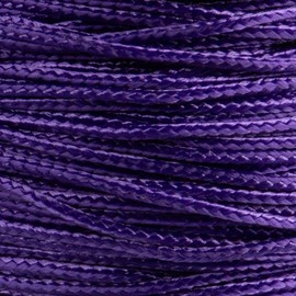 Paracord Planet Micro Paracord – Thin Braided Cord for Crafting, Fishing, and DIY Projects in 125 ft Spools – Acid Purple