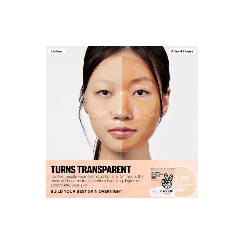Peace Out Skincare Overnight Bio-collagen Recovery Mascarill